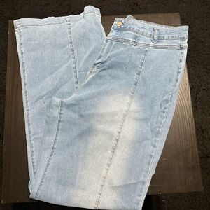 SHEIN Light Blue Denim Jeans